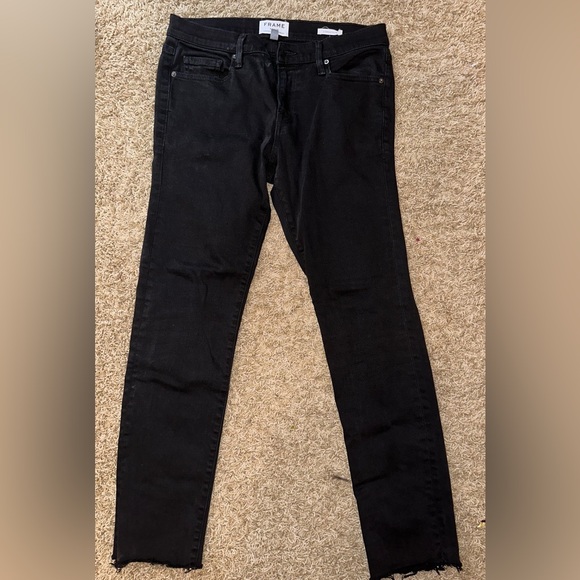 Frame Jeans L’Homme Skinny Noir size 30 - Picture 3 of 5